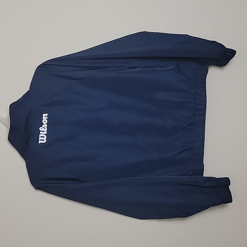 Wilson Navy Jacket with Rainbow Stripes - Picture 6 of 6
